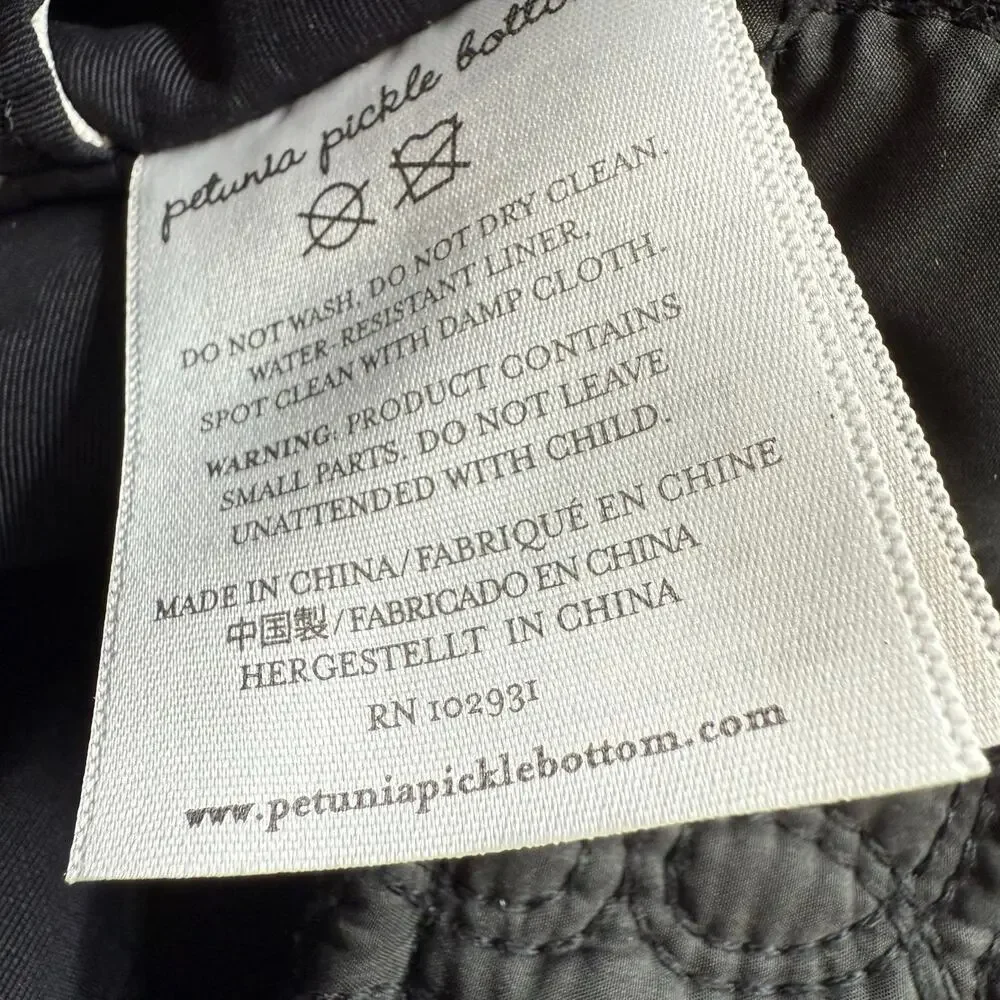 PETUNIA PICKLE BOTTOM Central Park North Boxy Backpack Black